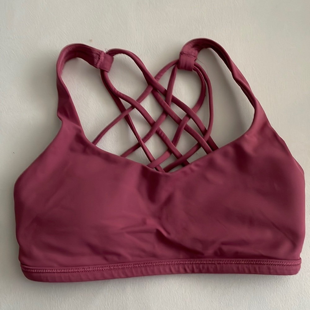 LULULEMON sports bra pink